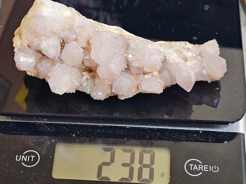 Light pinkish purple spirit quartz or cactus quartz